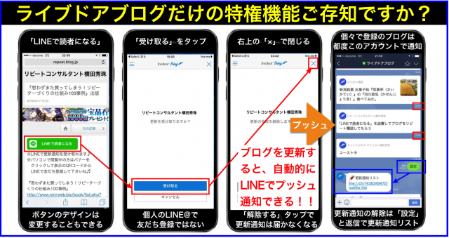 「LINEで読者になる」ボタン設置でブログを購読させる方法