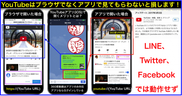 LINE@からYouTubeへ誘導したい時にアプリへ飛べるURL