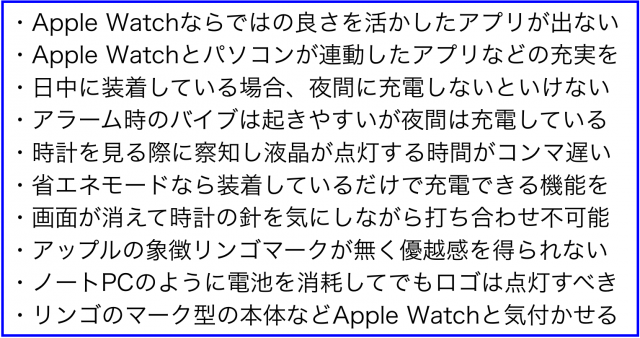 7ヶ月使ったApple Watchでアップルへのアドバイス10項目