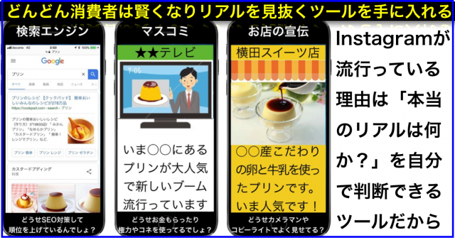 インスタは「本当のリアルは何か」を消費者が自分で判断できる