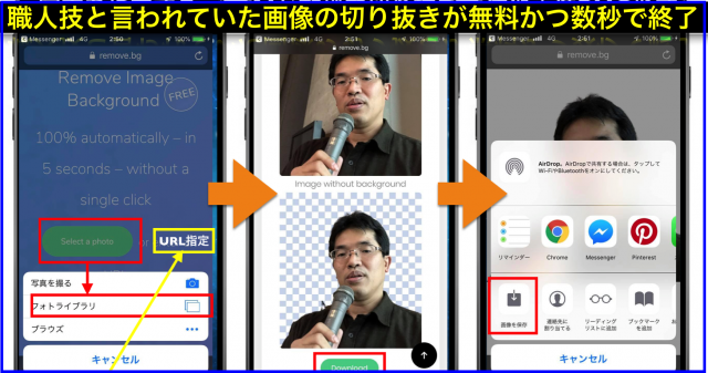 AIが写真から人物を切り抜き無料で透過画像に「remove.bg」