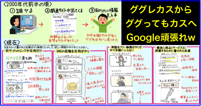 ググるからタグるでなくGoogleの検索精度が低下した可能性