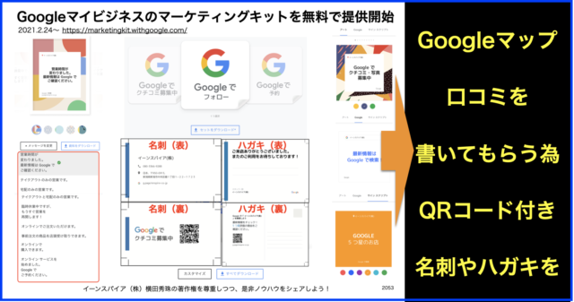 Googleマイビジネスのマーケティングキットを無料で提供へ