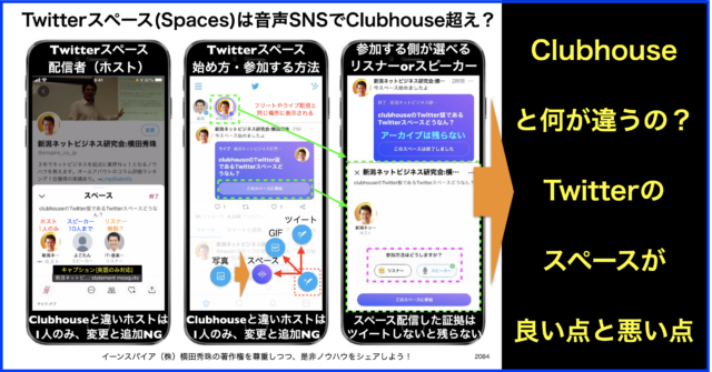 #Twitterスペース (Spaces)とは?Clubhouseとの違いは?