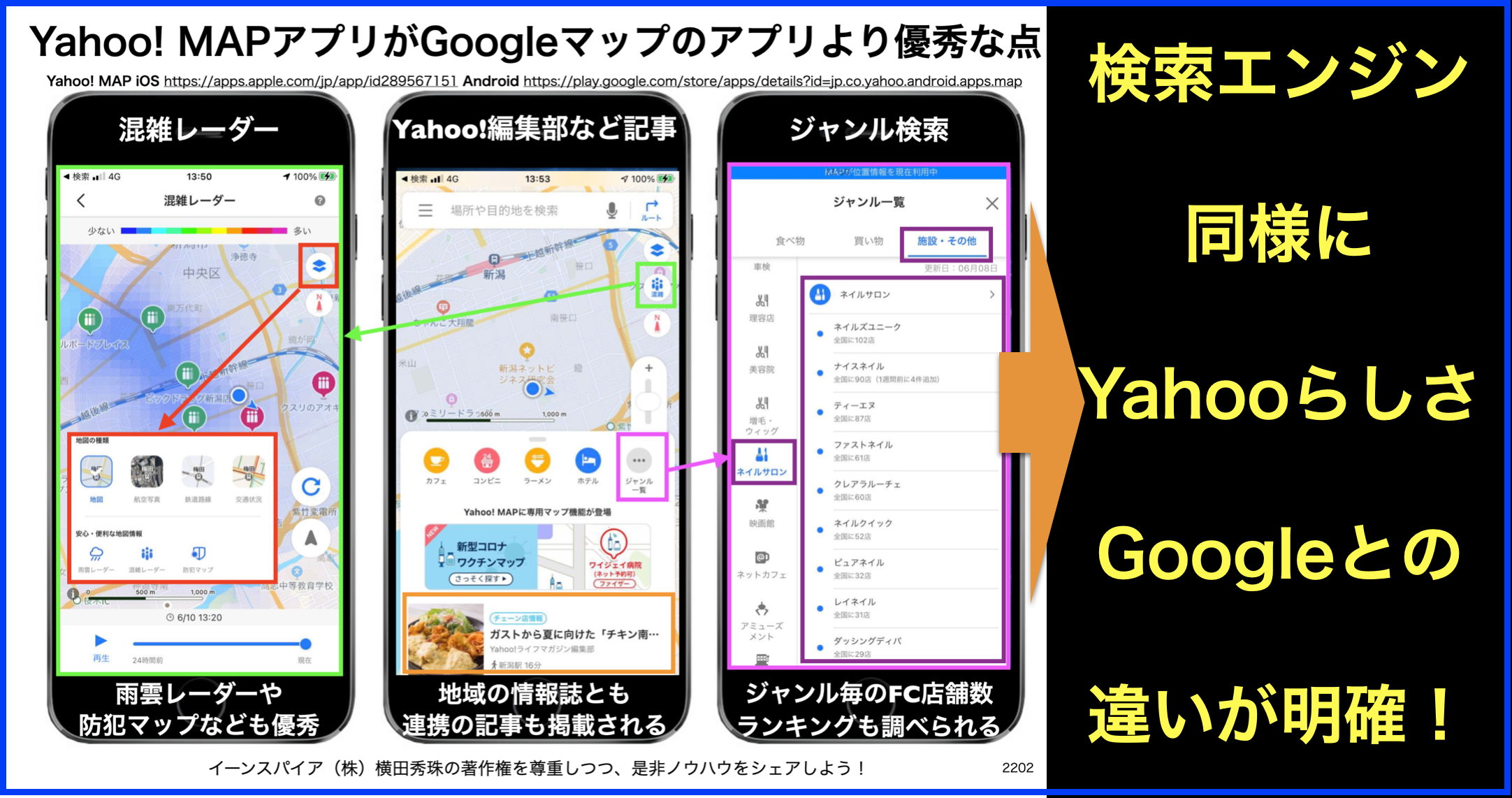 Yahoo!地図･MAP･カーナビ･ロコ･プレイスまとめ(随時更新)