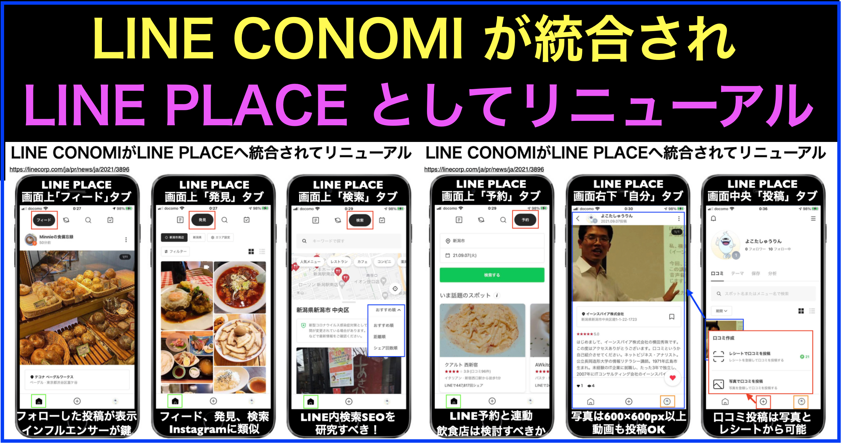 LINE PLACE(LINE CONOMI統合)リニューアルキャンペーン