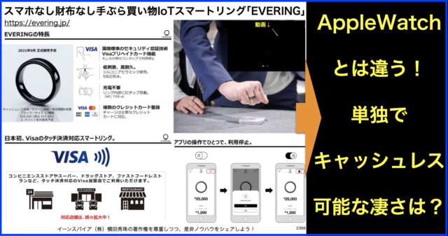 スマホ・財布なし手ぶら買い物IoTスマートリング「EVERING」