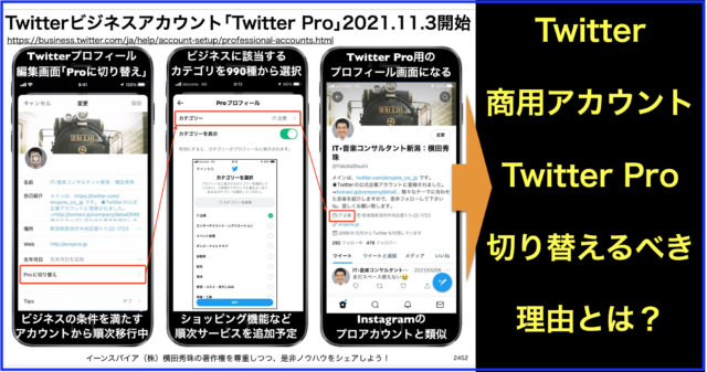 ビジネスアカウントの「Twitter Pro」へ切り替える方法と理由