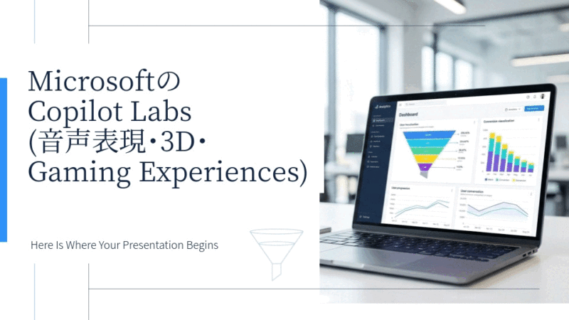 MicrosoftのCopilot Labs(音声表現･3D･Gaming Experiences)