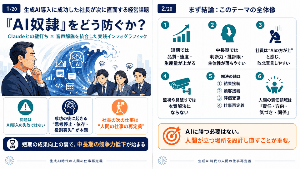 生成AIの導入に成功した社長が抱える経営課題｢AI奴隷｣の解消法