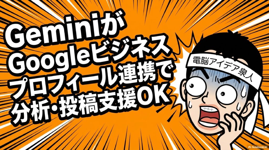 GeminiがGoogleビジネスプロフィール連携で分析・投稿支援OK | ネット