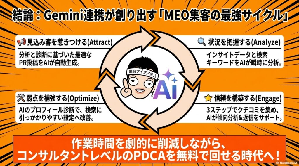 GeminiがGoogleビジネスプロフィール連携で分析・投稿支援OK | ネット