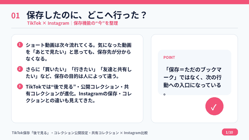 TikTok保存｢後で見る｣･コレクション公開設定･共有コレクション