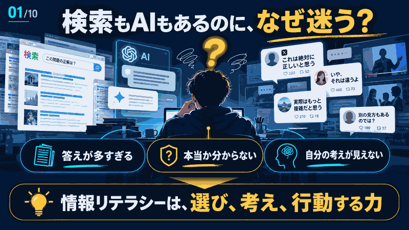 情報リテラシー論01情報リテラシーを学ぶ理由’26長岡造形大学